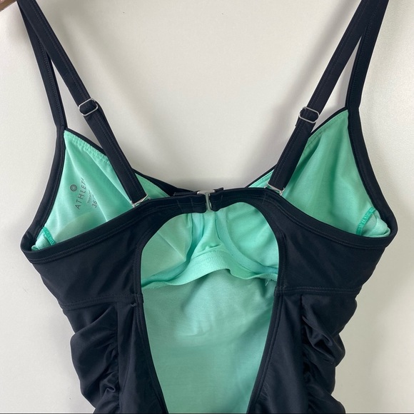 ATHLETA Black Twister Swimsuit! One Piece 36 B/C - Picture 8 of 13
